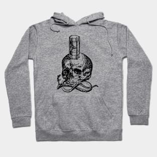 Dark Academia skull Hoodie